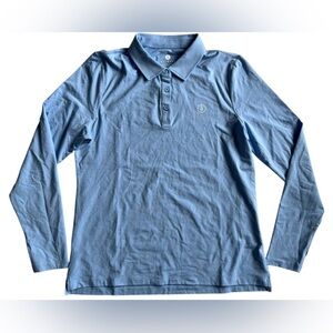 Bamboo Solbari Sky Blue Long Sleeve Button Down Shirt
